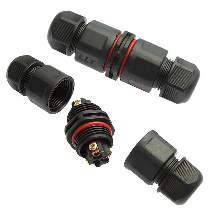 Разъём герметичный SZC-20-3Pin ip67, 3 контакта фото 1