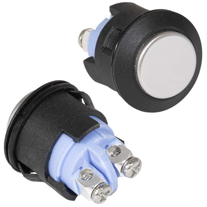 Кнопка антивандальная RUICHI GQ16H-10/PC, OFF-(ON), рабочая температура -25…+55 °C, корпус PBT+PC UV фото 1