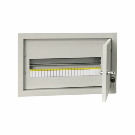 Корпус металлический IEK ЩРв-18з серый TREND IP31 265х440х120 (MKM14-V-18-30-T) фото 1