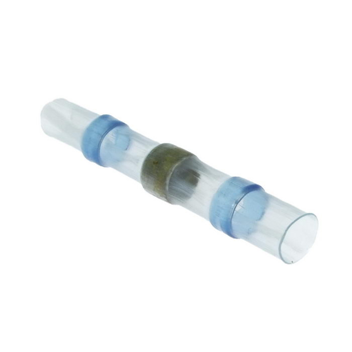 Втулка соединительная для проводов с термоусадкой RUICHI SST150-31, IP67, 16-14 AWG, 1,5…2,5 мм2, полиолефин, с припоем, синяя маркировка фото 1