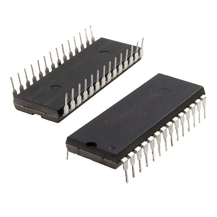 PIC16F73-I/SP, Микроконтроллер Microchip, 8-Бит, PIC, 20МГц, 7КБ (4Кx14) Flash, c АЦП, 22 I/O,  корпус DIP-28 фото 1