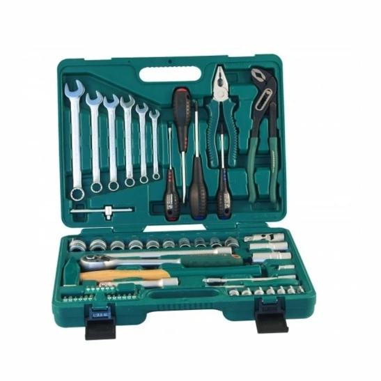 Набор инструмента и торцевых головок 1/4"DR 6-13мм  и  1/2"DR 12-24мм, 60 предметов, Jonnesway S04H52460S фото 1