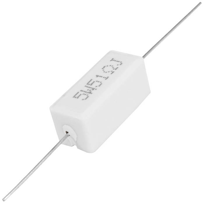 Мощный постоянный резистор RUICHI RX27-1 51 Ом 5W 5% / SQP5, керамо-цементный  корпус фото 1