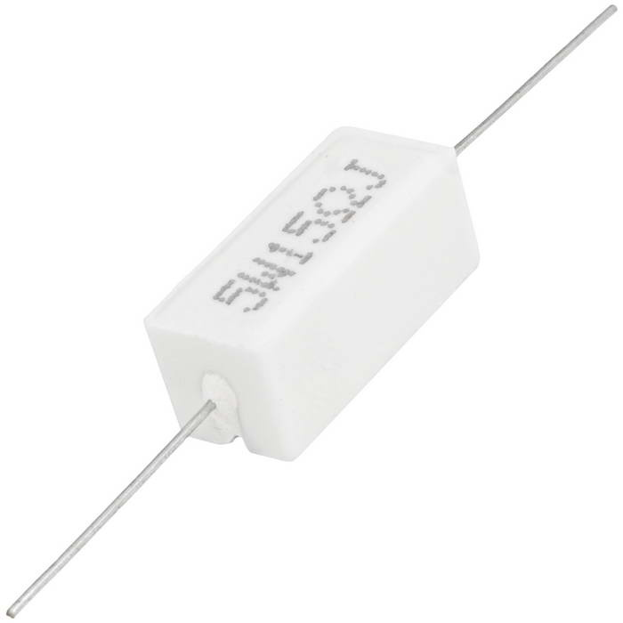 Мощный постоянный резистор RUICHI RX27-1 15 Ом 5W 5% / SQP5, керамо-цементный  корпус фото 1