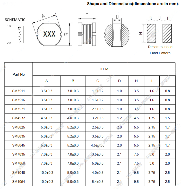 SM4532-220M (SDR0403-220ML) SXN, Неэкранированная катушка индуктивности, 22 мкГн, 0.96 А, 270 мОм, 4.5x4x3.2 мм фото 2