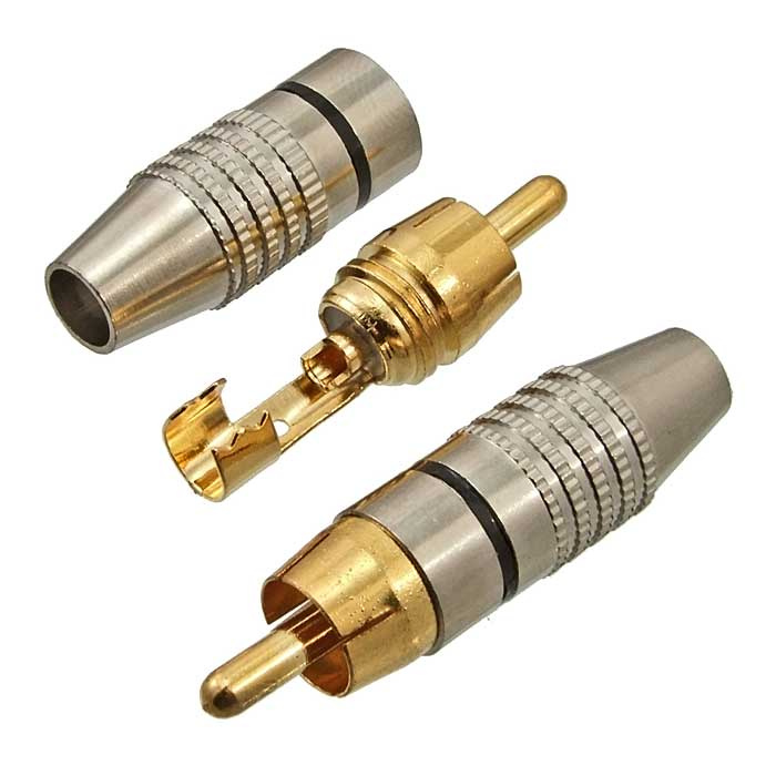 Разъём RCA SZC-0218/RP-213, чёрный фото 1