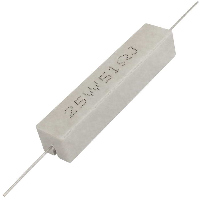 Мощный постоянный резистор RUICHI RX27-1 51 Ом 25W 5% / SQP25, керамо-цементный   корпус фото 1