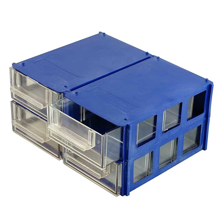 Ячейка наборная FUHENGSHENG 40x90x140 (ВхШхГ) синяя, материал HDPE фото 1