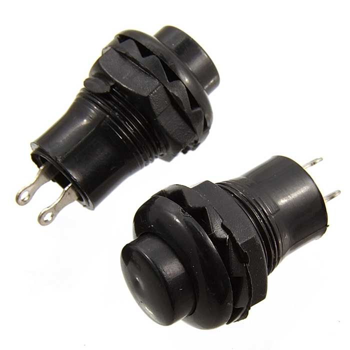 Кнопочный переключатель RUICHI MJ-R13-502, OFF-(ON), 1.5 A, 250 В фото 1