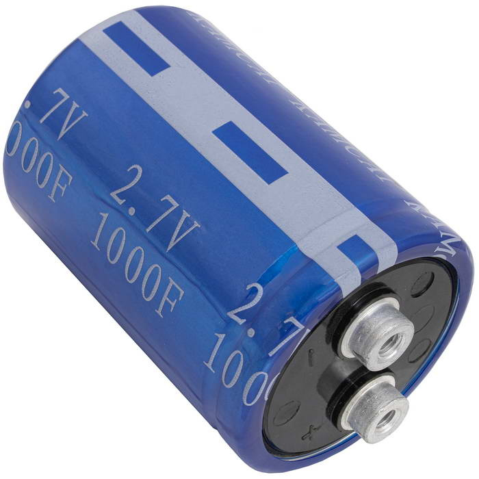 HP-2R7-J507UYJ33, ионистор KAMCAP, 1000 Ф, 2.7 В, 51х71 мм, циллиндрический, с винтовыми выводами (Screw Terminal) фото 1