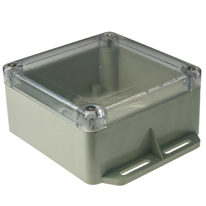Корпус для РЭА герметичный пластиковый с фланцами ZTM-ELECTRO Z386CMF, IP65, 120x120x60 мм, с прозрачной крышкой фото 1