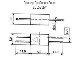 Диодная сборка 2ДС523БМ фото 2