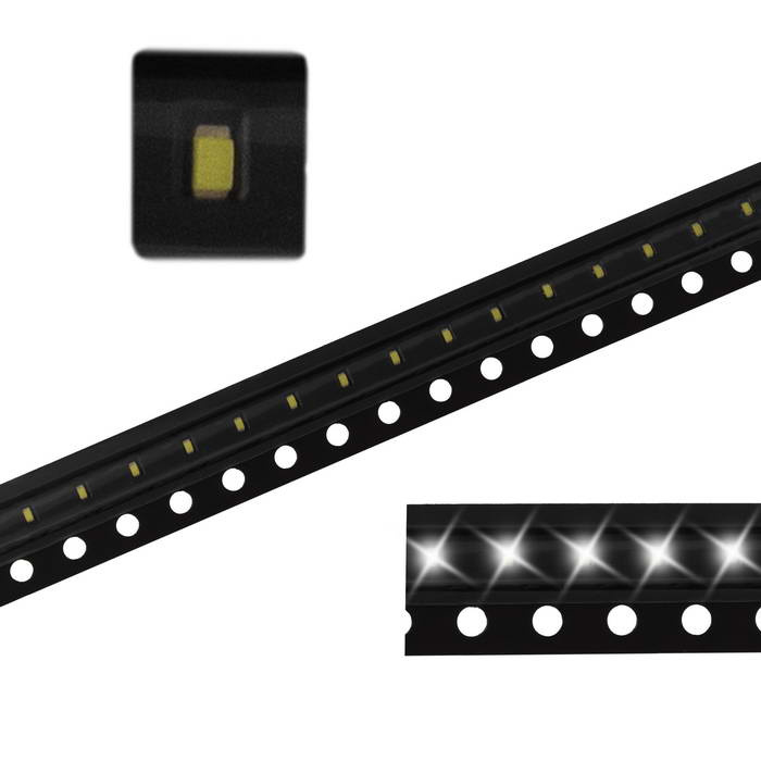 XL-1005UWC Xinglight светодиод холодный белый 19000К - 24000К, 70 мкд, 0402 (1.1x0.55x0.4  мм) фото 1