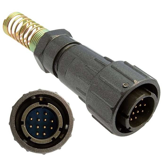 Разъём быстроразъёмный RUICHI FQ18-12pin TJ-10, 12-ти контактный фото 1