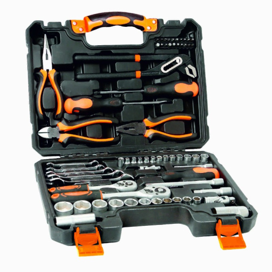 Набор инструментов MAXPILER MXT-65-SET (65 предмета, 3/8" и 1/4", CrV) фото 3