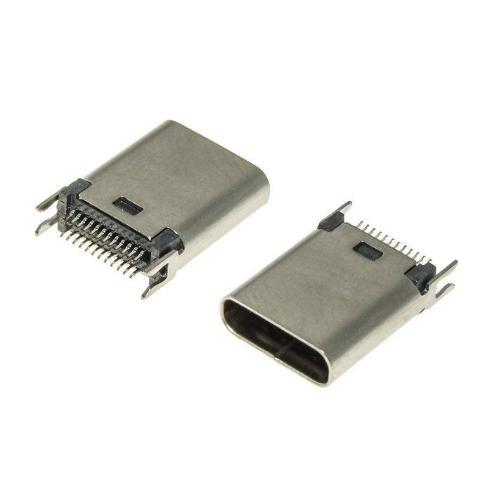 Разъём USB RUICHI USB3.1 TYPE-C 24PF-011, 24 контакта фото 1