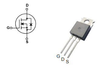 IRF9Z34N JSMSEMI полевой транзистор (MOSFET), P-канал, -60 В, -20 А, TO-220 фото 2
