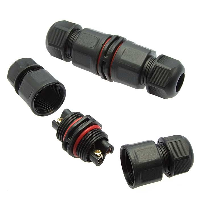 Разъём герметичный SZC-20-2Pin ip67, 2 контакта фото 1