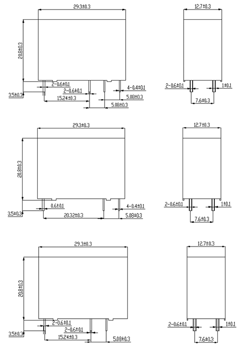 Электромагнитные реле HK14FD-DC12V-SHG HKE фото 2
