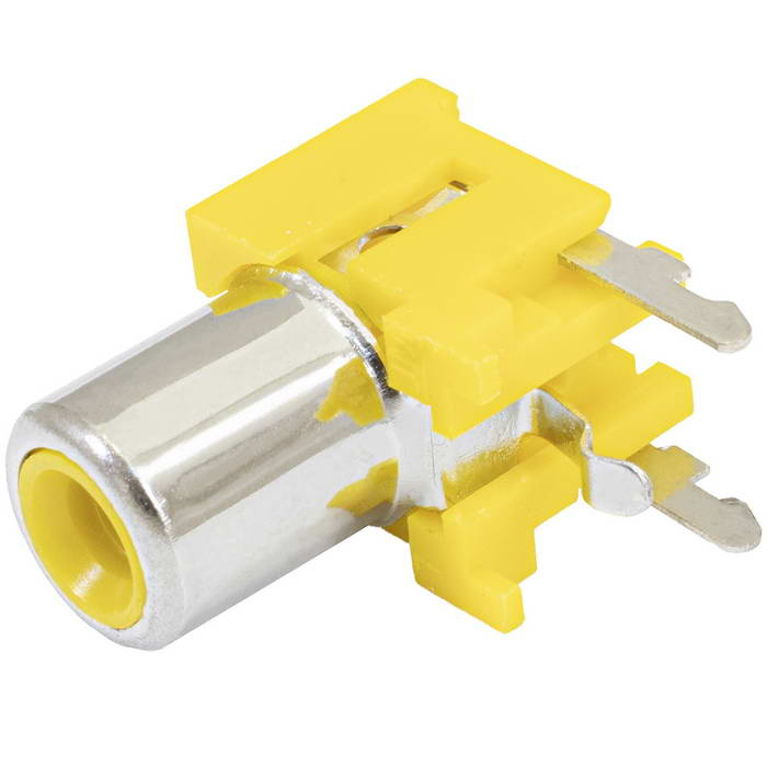 Разъём RCA RUICHI RCA-103P гн на плату (RS-105A), 50 В фото 1