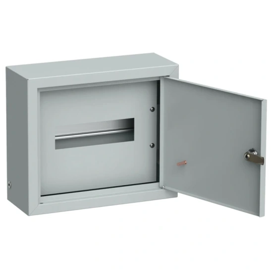 Корпус металлический IEK ЩРн-9з серый IP31 265х310х120 (MKM14-N-09-31-Z) фото 1