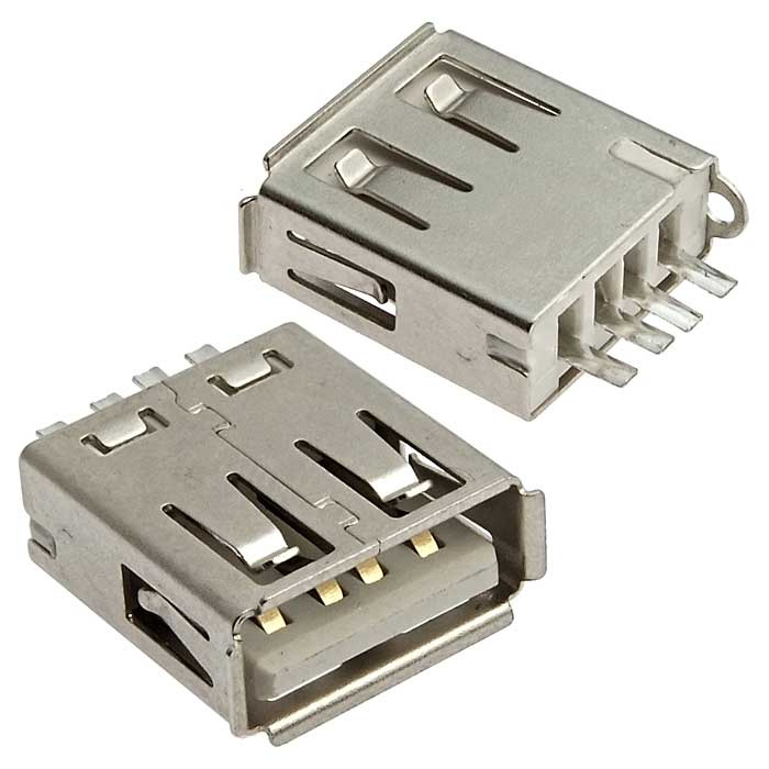 Разъём USB USBA-FA (SZC), 4 контакта фото 1