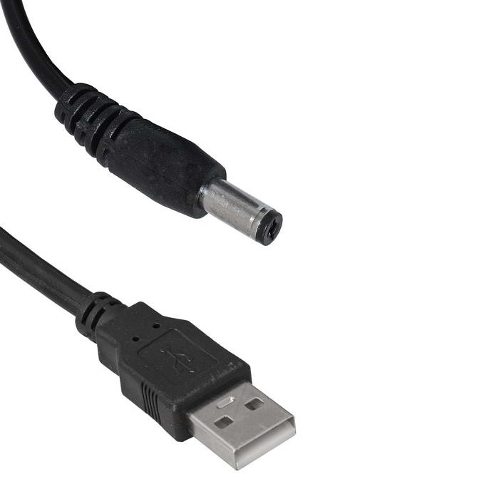 Компьютерный шнур RUICHI USB 2.0 A(m)-DC 2.1x5.5 мм, 1.5 м фото 1