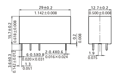 Электромагнитные реле NT75-1-C-S-16-DC5V-0.41-5.0 фото 2