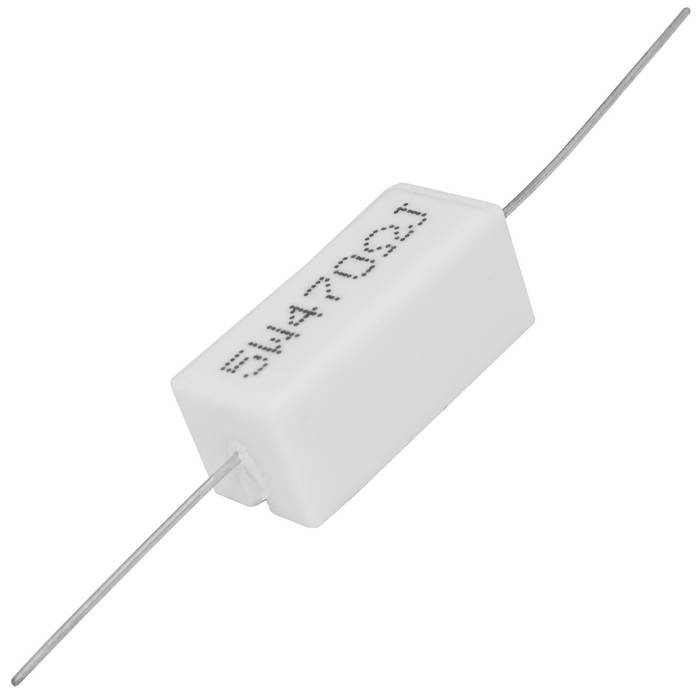 Мощный постоянный резистор RUICHI RX27-1 470 Ом 5W 5% / SQP5, керамо-цементный   корпус фото 1