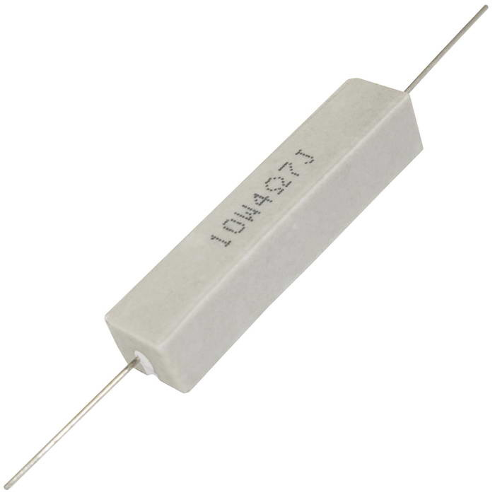 Мощный постоянный резистор RUICHI RX27-1 4.7 Ом 10W 5% / SQP10, керамо-цементный   корпус фото 1