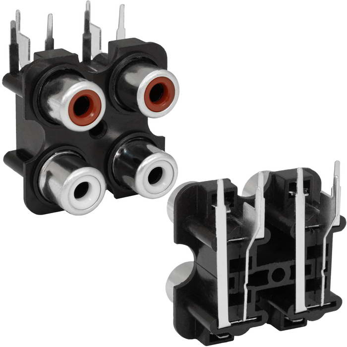 Разъём RCA RUICHI RCA-407 PCB jack, 50 В фото 1