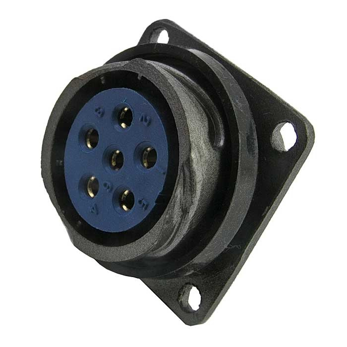 Разъём быстроразъёмный RUICHI FQ24-6pin ZK, 6-ти контактный фото 1