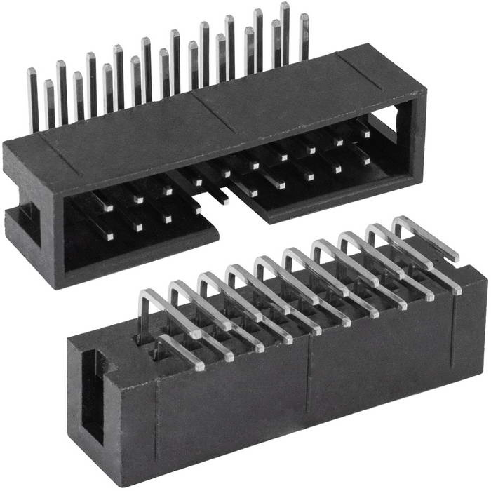 Разъём IDC RUICHI BH-20R (IDC-20MR), 20 контактов фото 1