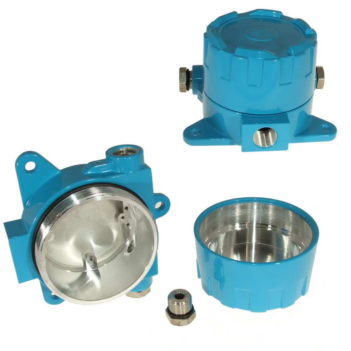Корпус для полевого датчика давления ZTM-ELECTRO BP18-1B, синий, алюминиевый фото 1