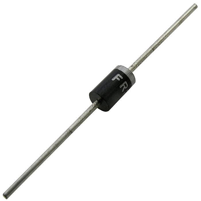 FR306 MIC быстродействующий диод, 600 В, 3 А, 250 нс, DO-27 фото 1