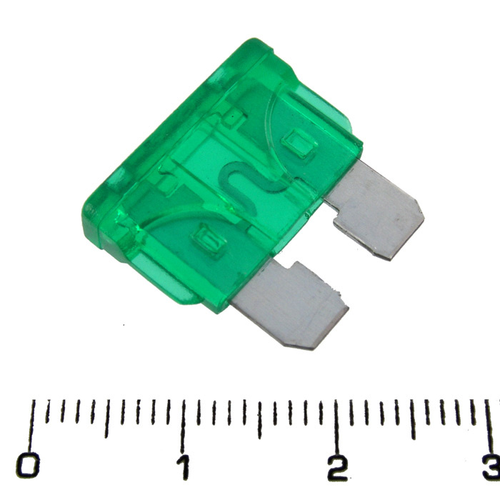 Предохранитель флажковый RUICHI S1035-2, 30 А, 32 В, -40…+125 °C фото 1
