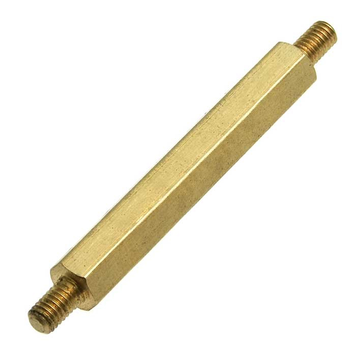 Стойка монтажная для печатной платы RUICHI PCHNN-30, шестигранная, латунная фото 1