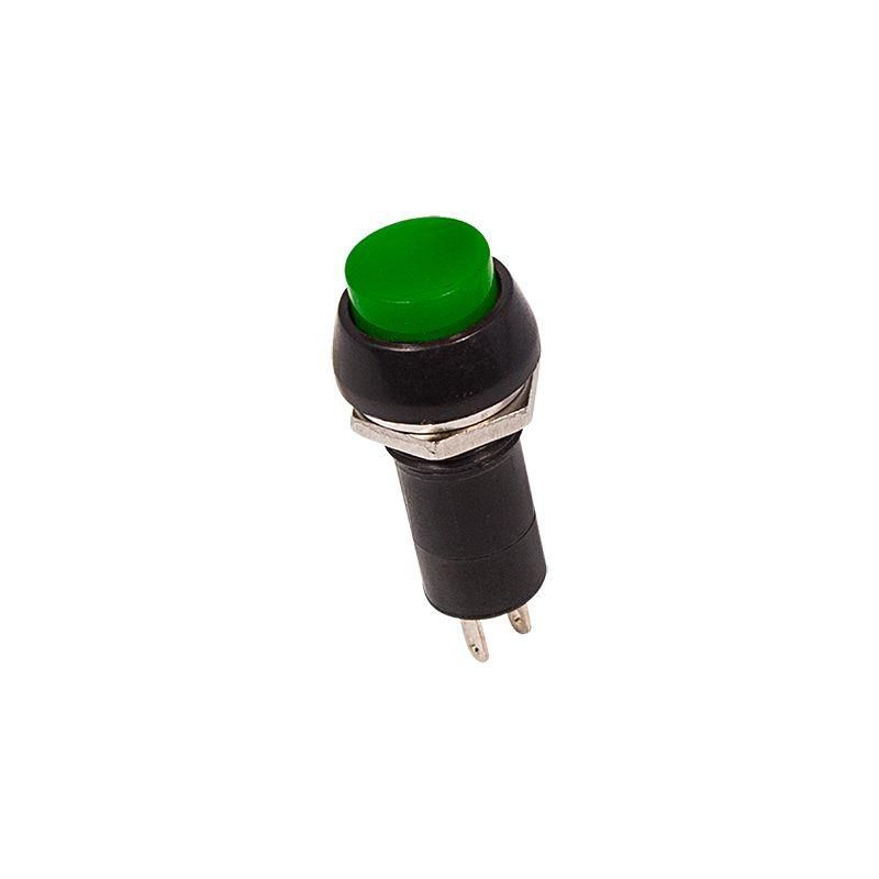 Выключатель-кнопка  250V 1А (2с) ON-OFF  зеленая  (PBS-11А)  REXANT 36-3032 фото 1