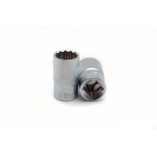 Головка торцевая  16 мм 1/2" 12-ти гранная, Сервис Ключ 77616 фото 2