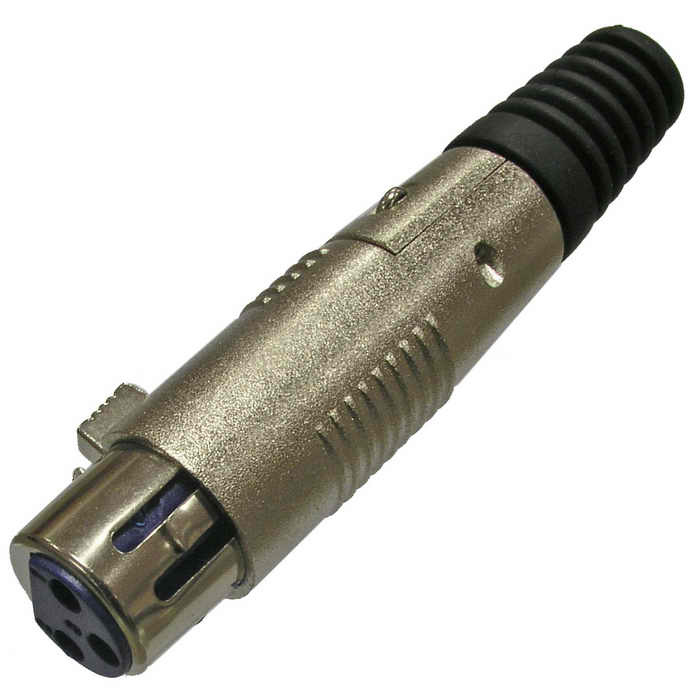 Разъём микрофонный XLR RUICHI TD-358, гнездо 3-х полюсная фото 1