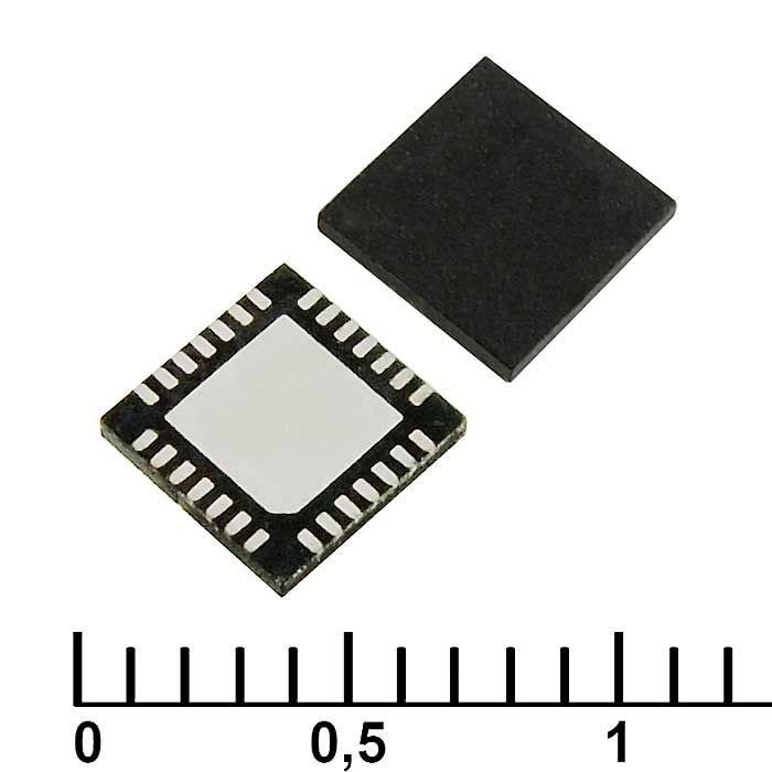 CP2102-GMR, Преобразователь интерфейса USB 2.0 - UART, 12 Мб/с, корпус QFN-28 фото 1