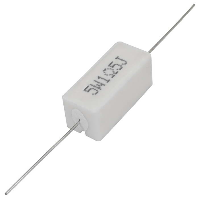 Мощный постоянный резистор RUICHI RX27-1 1.5 Ом 5W 5% / SQP5, керамо-цементный  корпус фото 1