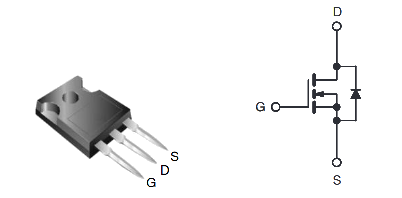 IRFP460PBF JSMSEMI полевой транзистор (MOSFET), N-канал, 500 В, 20 А, TO-247AC фото 2