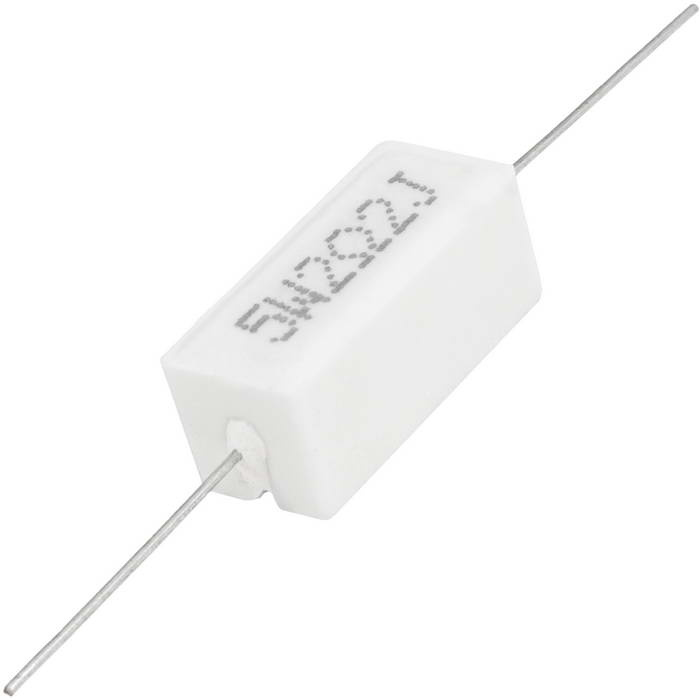 Мощный постоянный резистор RUICHI RX27-1 2.2 Ом 5W 5% / SQP5, керамо-цементный   корпус фото 1