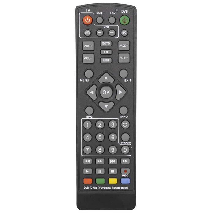 Пульт дистанционного управления RUICHI RH-DVB-014 для приставок DVB-Т2 и телевизоров фото 1