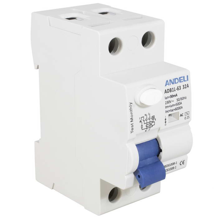 Автоматические выключатели ADB1L-63 2P 32A 30mA тип AC 6kA фото 1