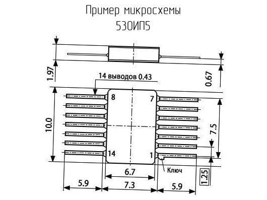 Отечественные микросхемы 530ИП5 фото 2
