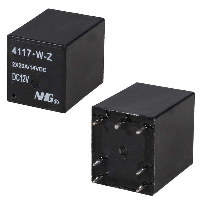 Электромагнитные реле 4117-W-Z-20A-12VDC-1.0 фото 1