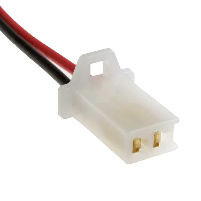 Разъём авт. соединитель RUICHI DJ7021A-2.8-21 (18AWG 300 мм), 12/ 24 (DC) В фото 1