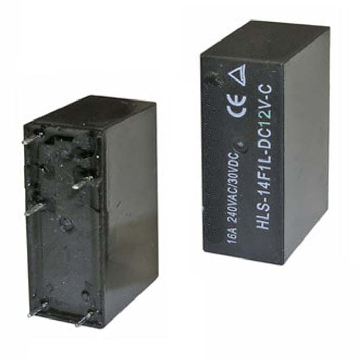 Электромагнитное реле RUICHI 14F1 (JQX-14F1) 12VDC 10A, SPDT фото 1